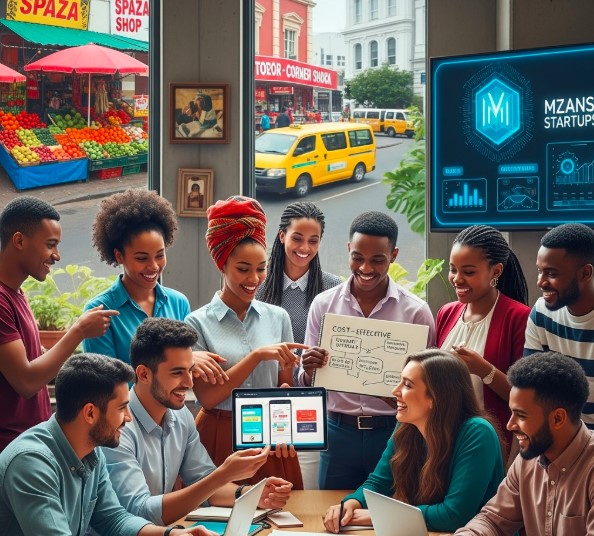 Young entrepreneurs brainstorming ideas